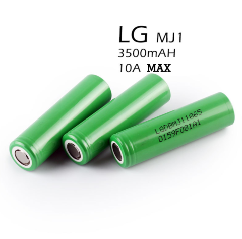 LG MJ1 18650 3500mAh 10A Battery